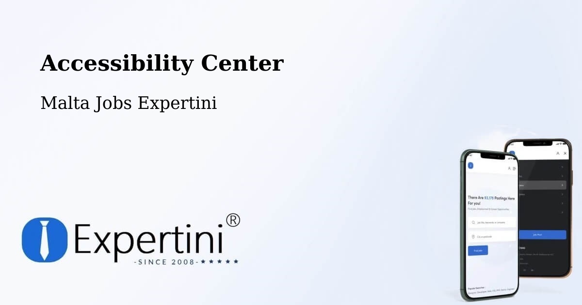 Accessibility Statement – Mellieħa - Malta Jobs Expertini